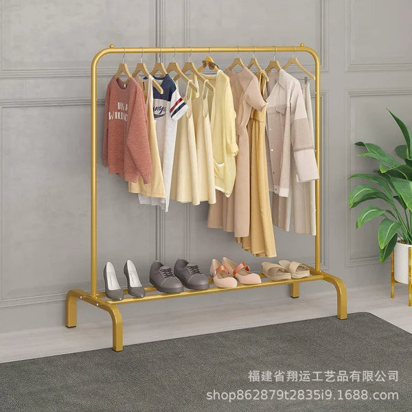 Single Pole Metal Cloth Stand