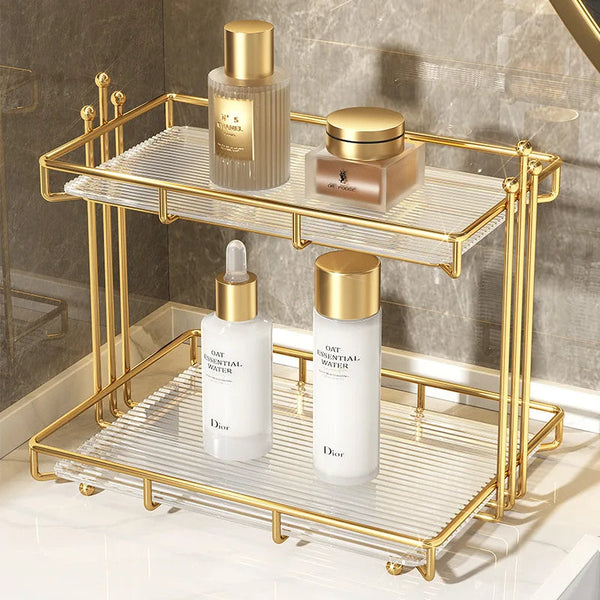 2-Tier Luxury Vanity Storage