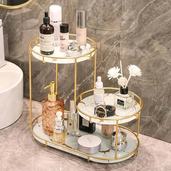 3-Tier Golden Vanity Stand
