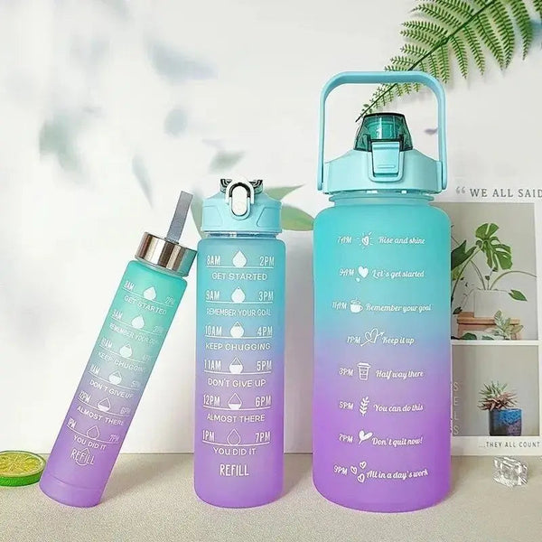Pack of 3 Pcs Water Bottle Set High Quality