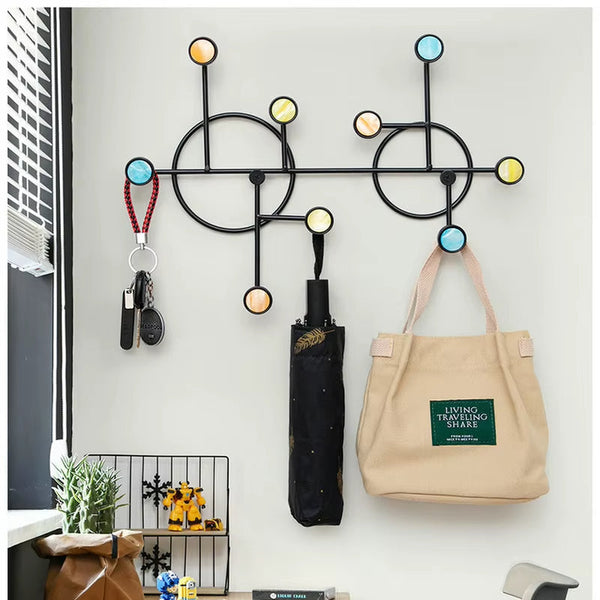 Nordic Style Wall Shelf With Hook