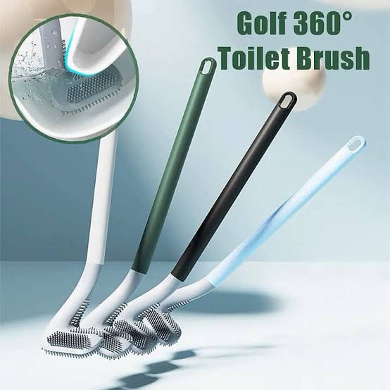Silicone Toilet Hockey Shape Brush